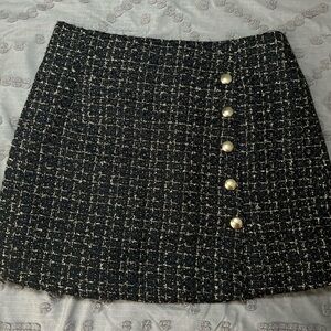 Black & gold skirt